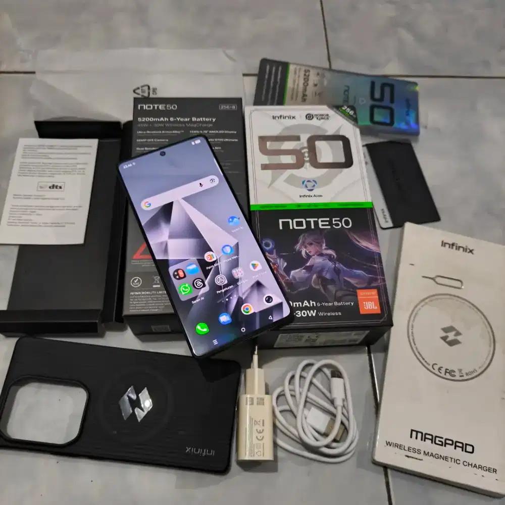 Infinix Note 50 Ram 8/256gb Fullset Mulus