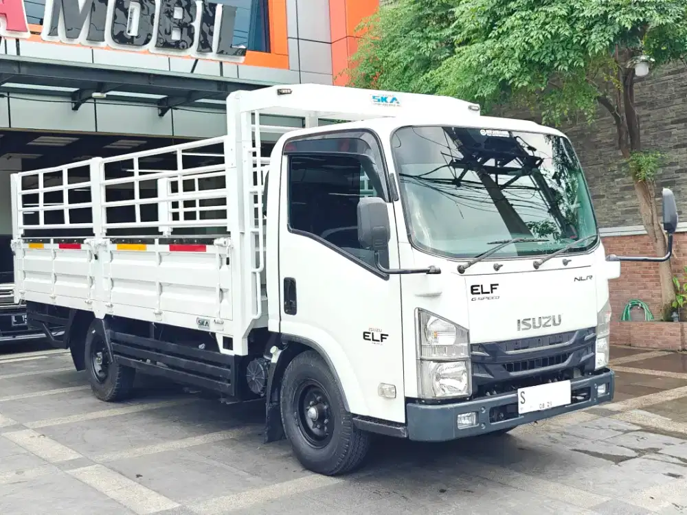 Isuzu Elf NLR 85U 2024 Long Bak Besi NLR55 Engkel 4 Roda 2022 DropSide