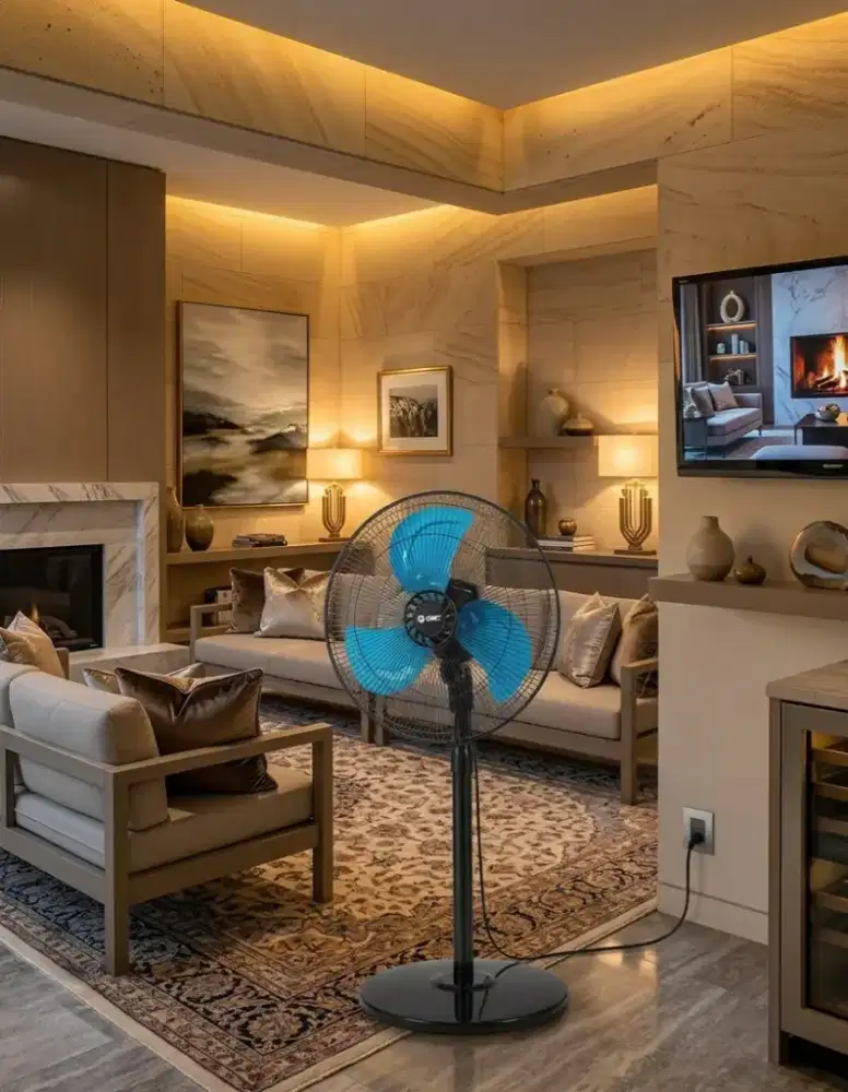 Kipas Angin Berdiri GMC - Angin Kencang & Mulus