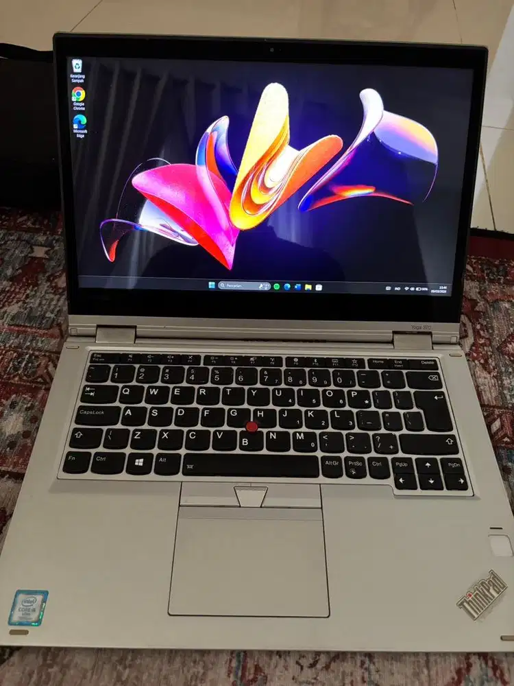 Laptop Yoga 370 2 in 1 sidik jari