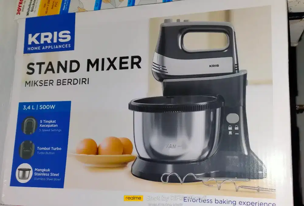 Kris Stand Mixer 3.4L 500watt New
