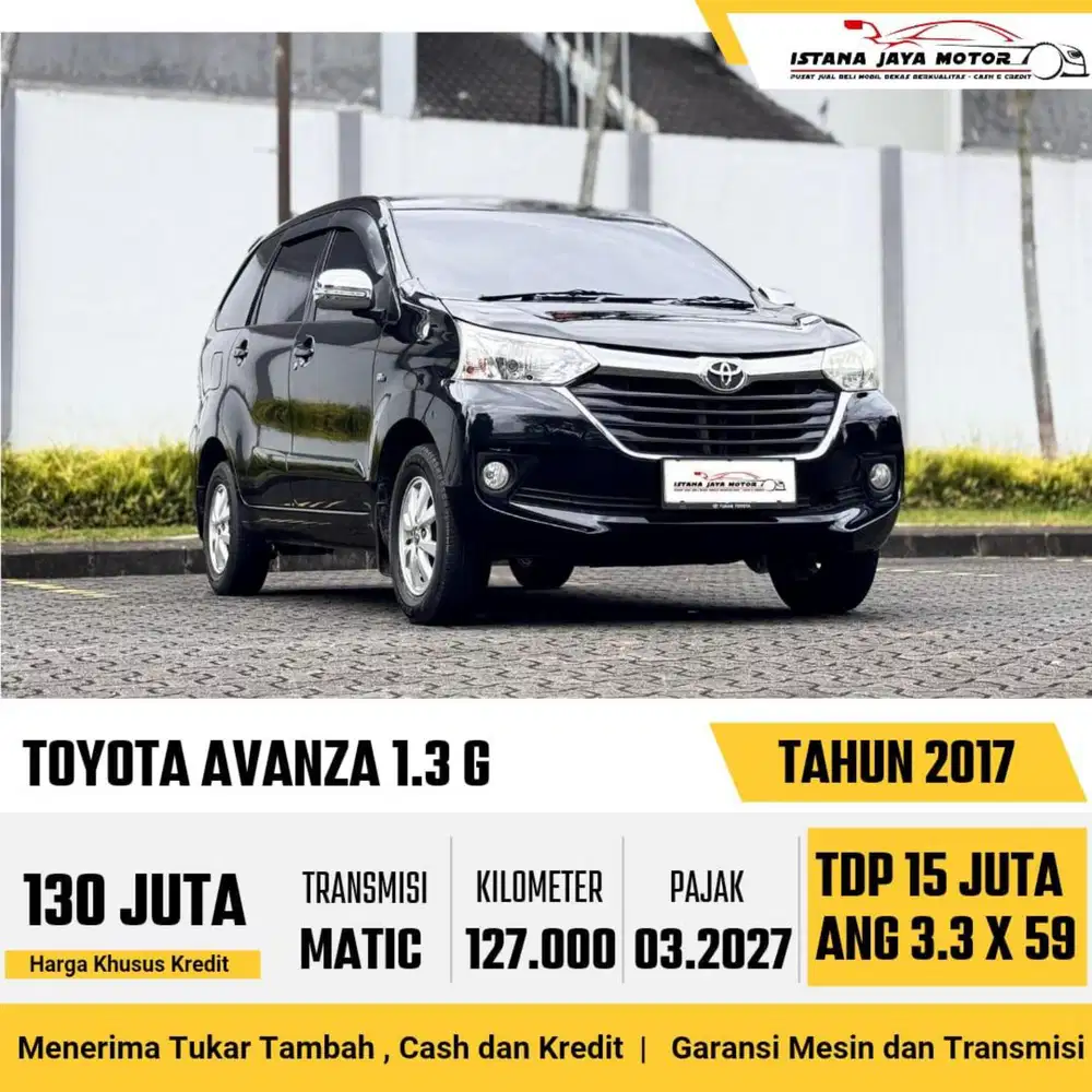 Toyota avanza G at 2017