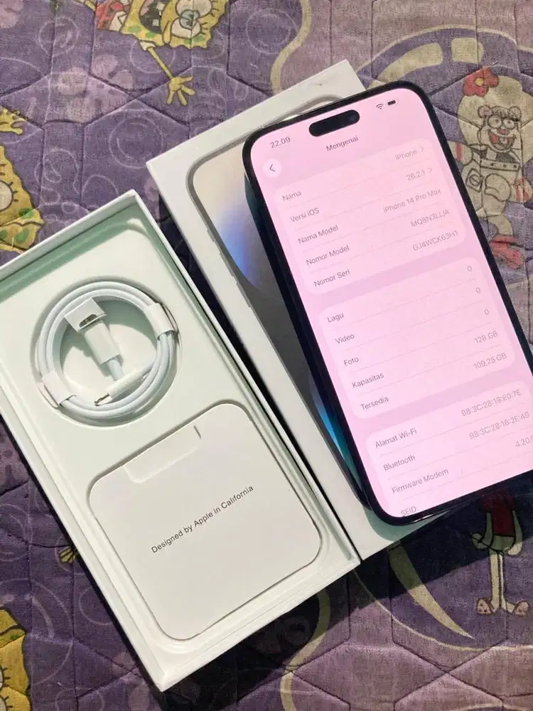 IPHONE 14 PROMAX 128 FULLSET
