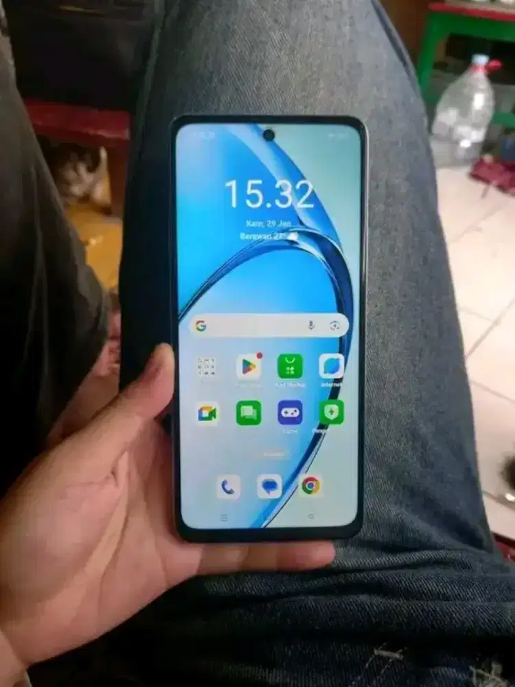 Oppo a3x 4+4/64 hp casan tipe c no minus mulus