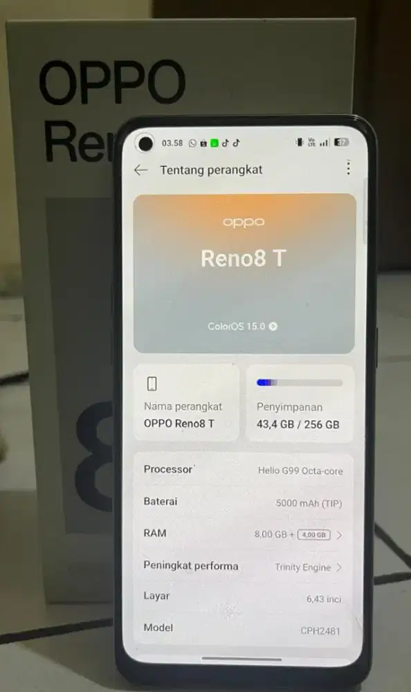 OPPO RENO 8T 8+8/256GB