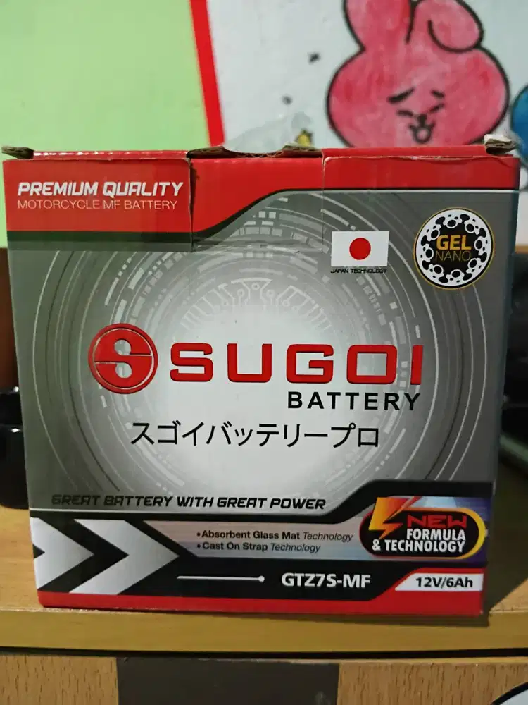 Di jual aki sugoi 12V/6Ah