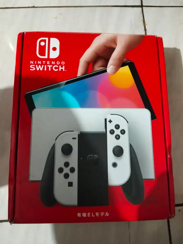 Nintendo switch oled ce ef we 256gb