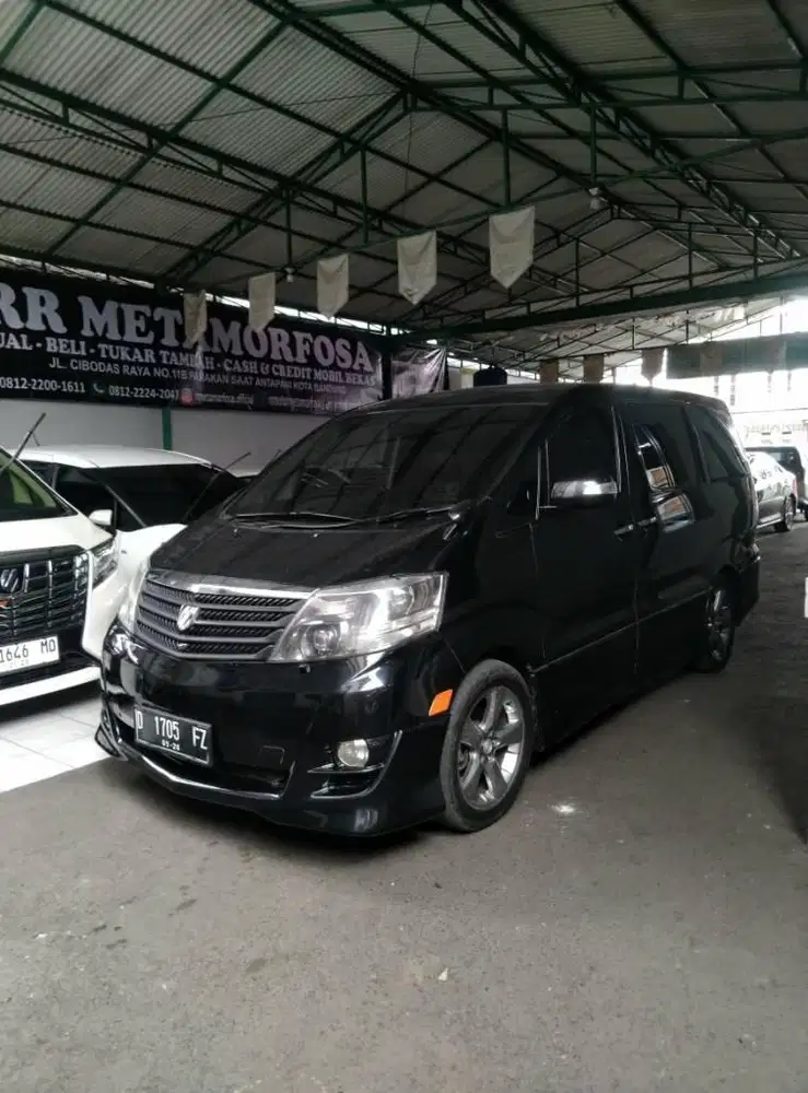 Toyota Alphard G 2.5 AT 2007 Solid Black Mulus