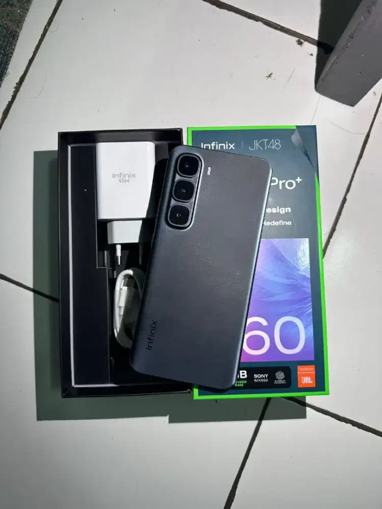 JUAL HP INFINIX HOT 60 PRO PLUS RAM 8/256 GB ORIGINAL SECOND FULLSET