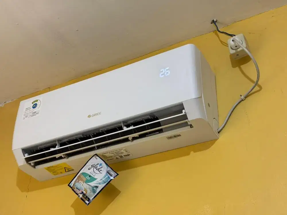 Ac Gree 1 PK Bekas Mulus - Msh Garansi, Lgkp Pipa & Selang Pembuangan