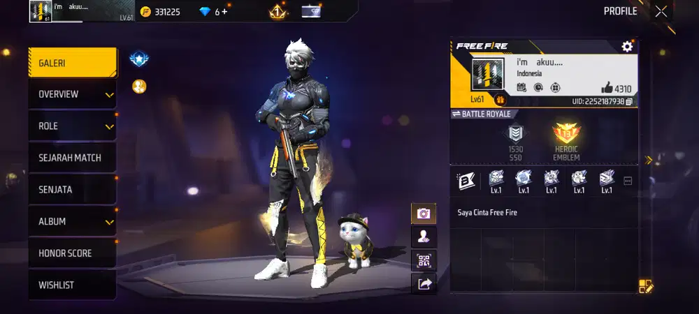 Akun old baru comeback