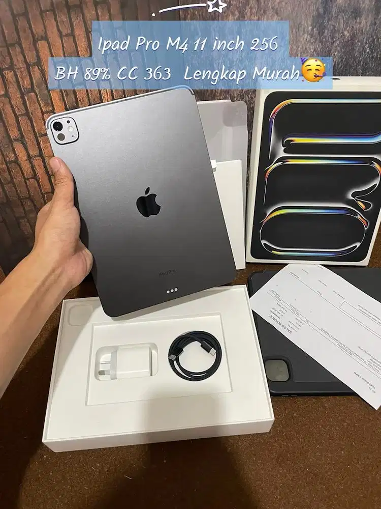 iPad Pro M4 11inci 256 Like New