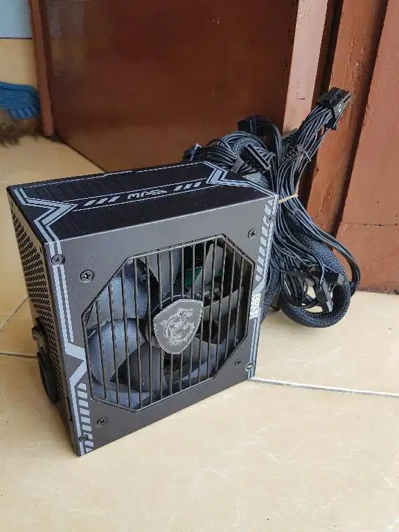 PSU MSI MAG A650BN 650w 80+ Bronze 2x8 pin vga Flat Cable