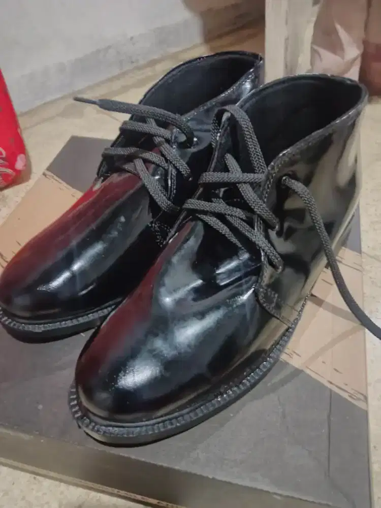 Sepatu PDL mengkilao satpam/TNI no 45