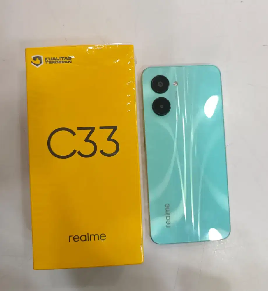 Second realme c33 4/64Gb , lengkap on off keras 800