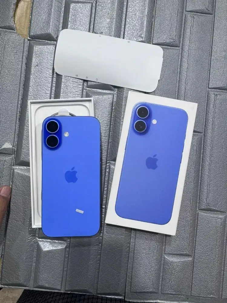 Iphone 16 256gb ultramarine blue resmi ibox bekas