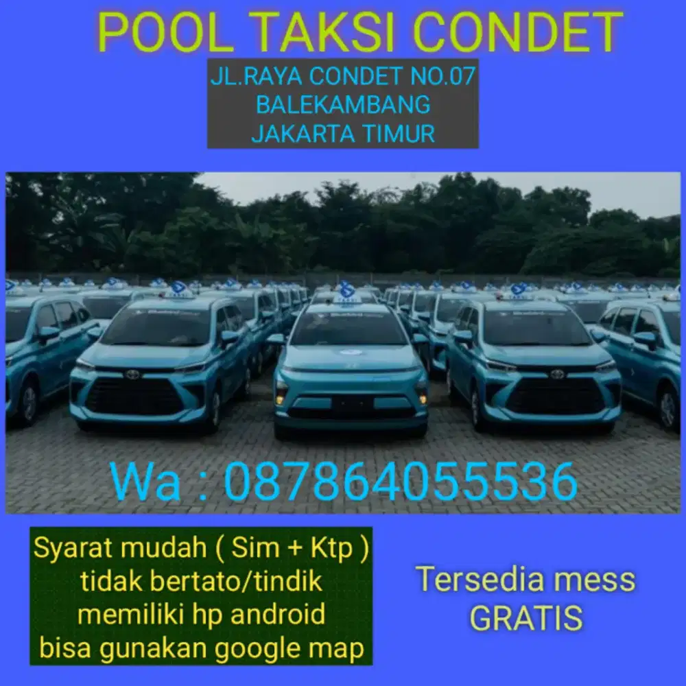 Butuh 100 driver secepatnya