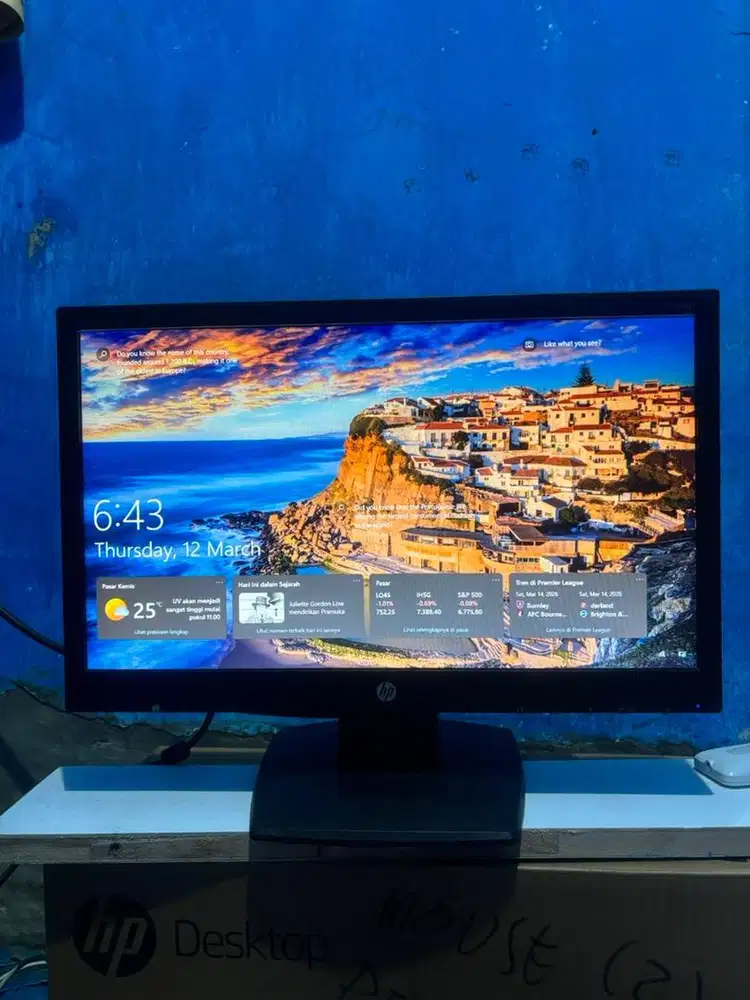Monitor Komputer / Monitor komputer HP V194 / Monitor Komputer 19inch