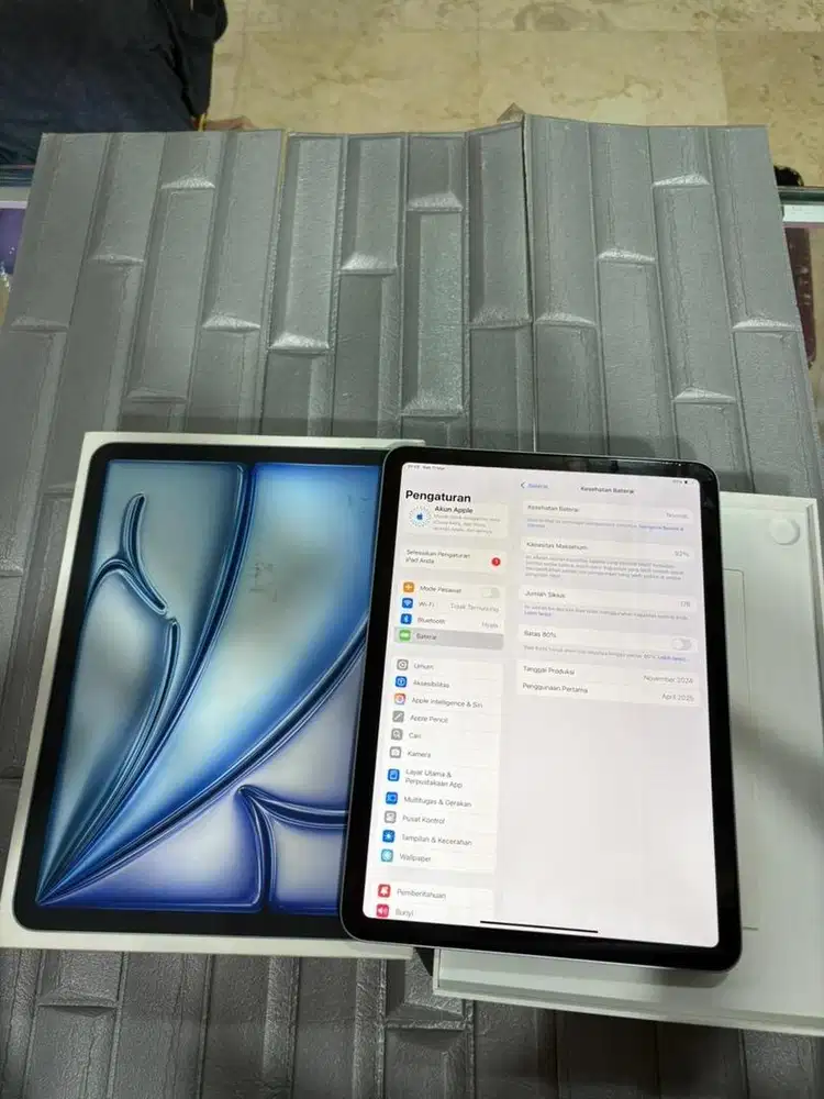 (ibox) Ipad Air 6 M2 11-inch 128GB wifi bekas resmi ibox minus