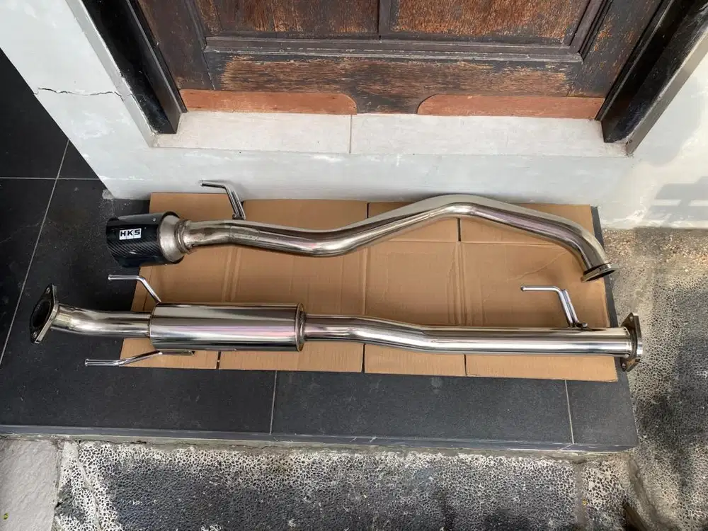 HKS Original Innova Reborn Fortuner Kenalpot Knalpot Exhaust Muffler