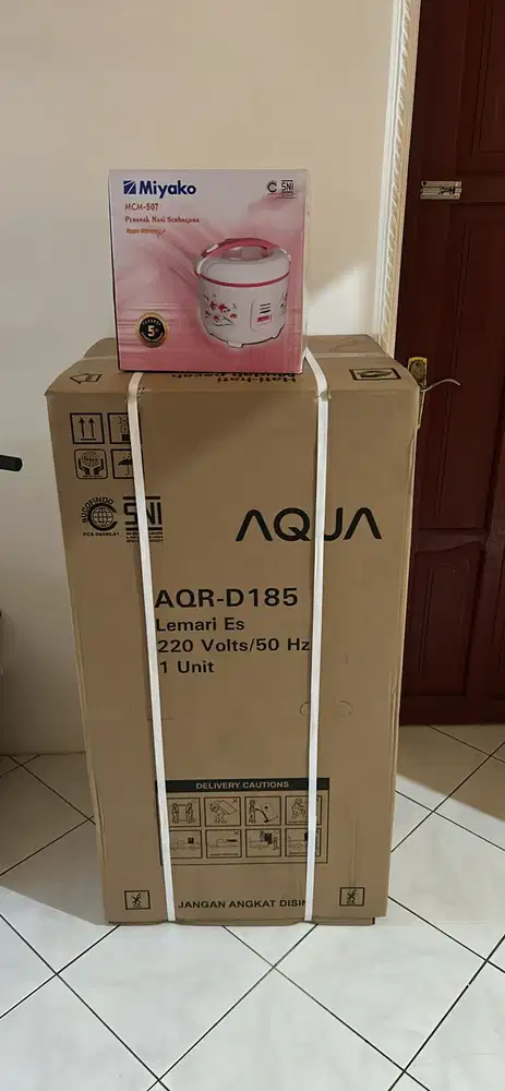 JUAL KULKAS BARU BONUS RICE COOKER