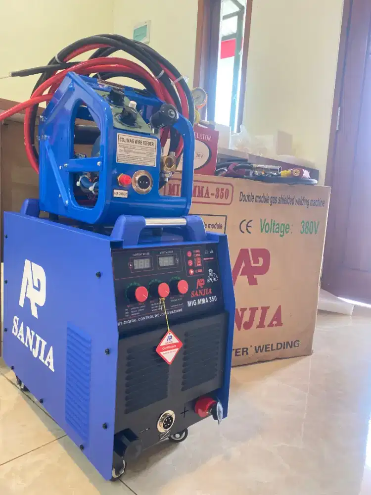 MESIN LAS MIG CO2 350A AP SANJIA CO² MIG 3 PHASE AP SANJIA GMAW MAG
