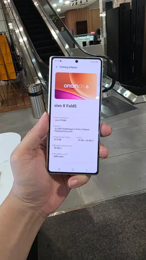 [ Second ] Vivo XFold 5 16/512GB Garansi Resmi ViVo indonesia