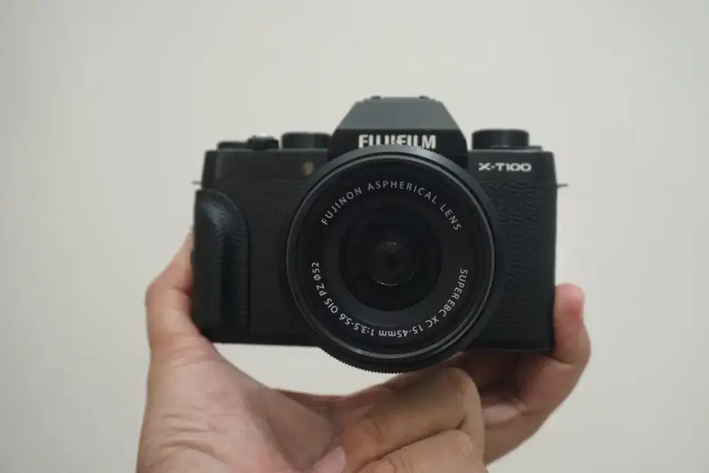 FUJI XT100 XT-100 X-T100 KIT 15-45mm OIS PZ WIFI FUJIFILM Kamera