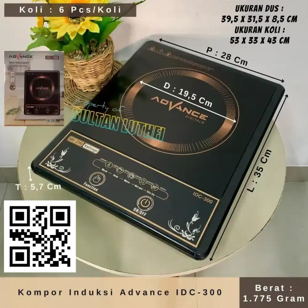 Kompor Induksi Advance IDC-300