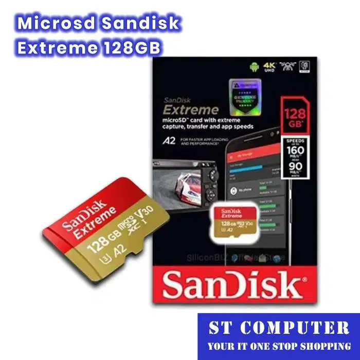 Microsd Sandisk Extreme 128GB