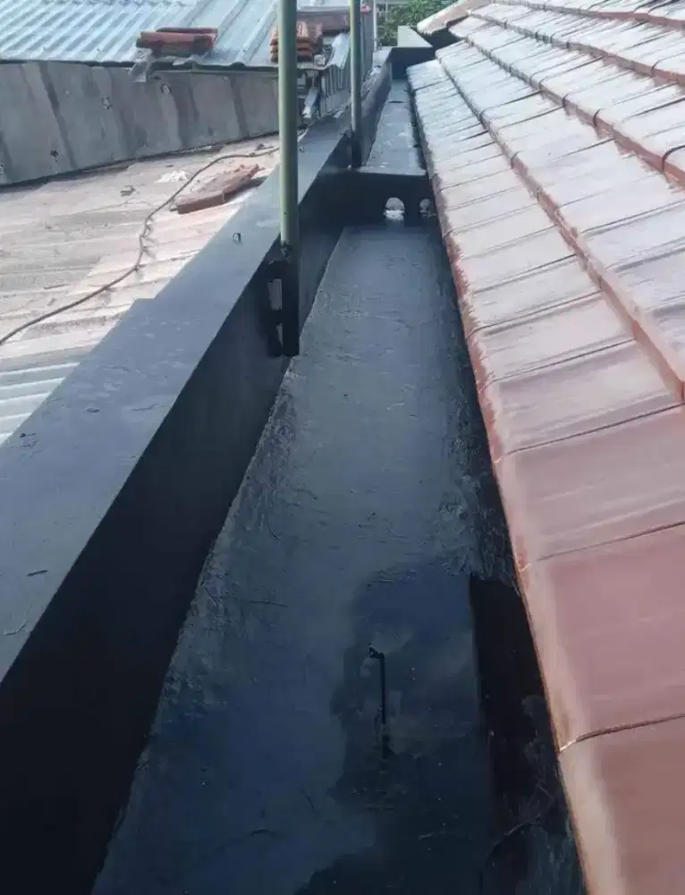 Aspal bakar pelapis anti bocor waterproof