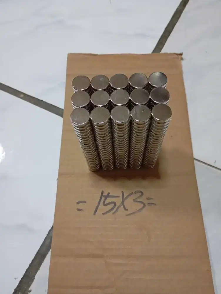 Magnet neodymium 15x3mm