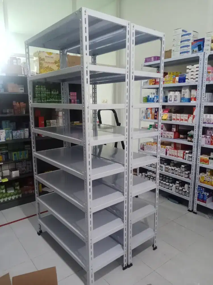 RAK BESI SUSUN RAK GUDANG BONGKAR PASANG