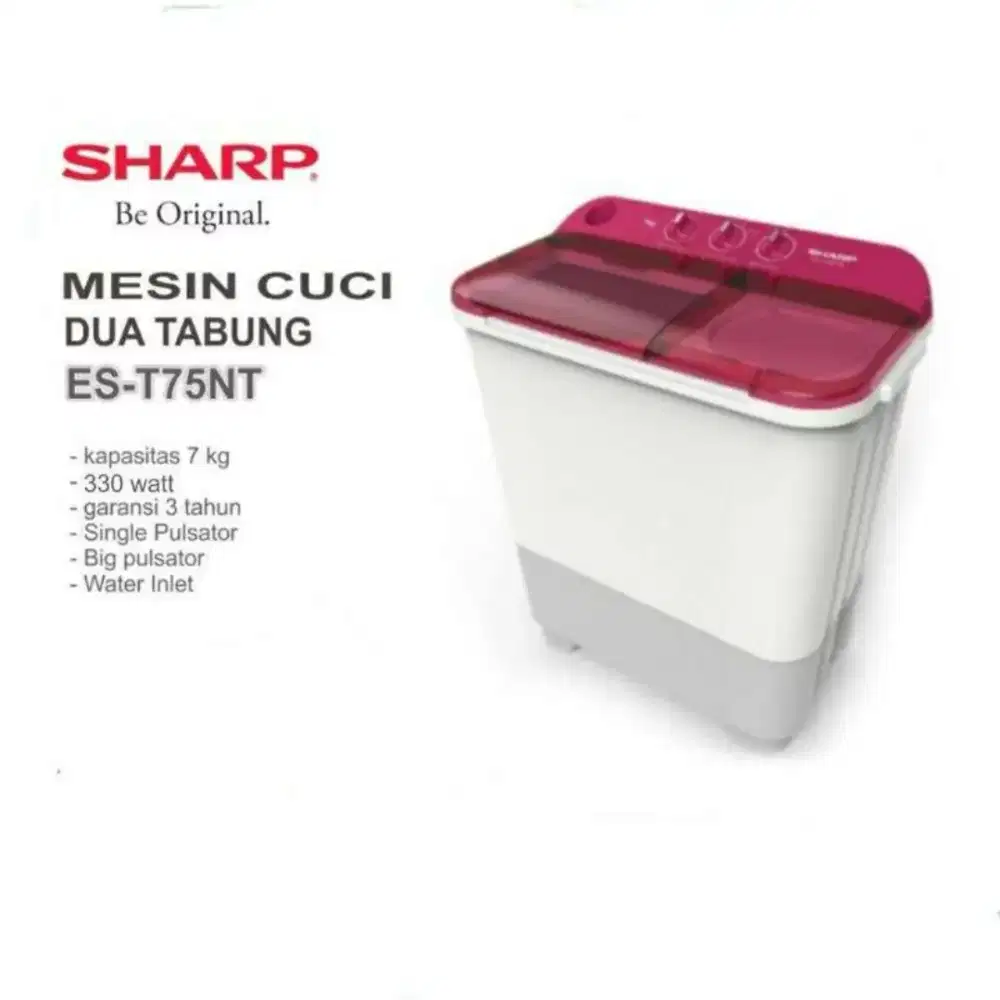 Mesin Cuci Sharp Es-t75nt