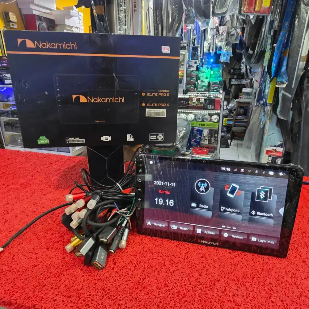 Head Unit Android Nakamichi Elite Pro 9 NA3102i 6GB+128GB 9 in