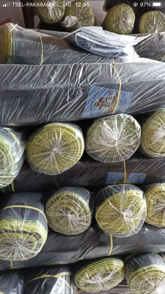 Waring hitam pagar kebon harga murah 120cm x 100m . Ready stok plg