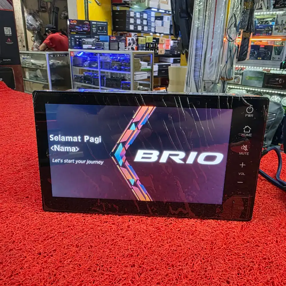 Head Unit Honda BRIO E Satya 2024 SOUNDSTREAM Bluetooth USB Radio