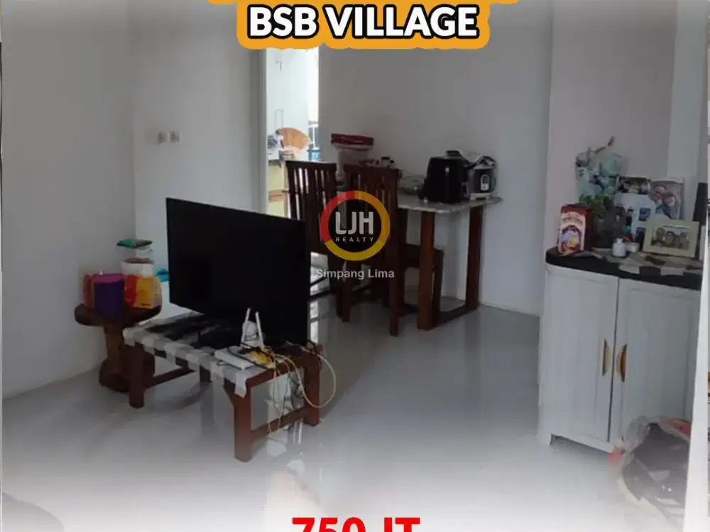 Dijual Rumah di BSB Village, 2 Kt 1 Km