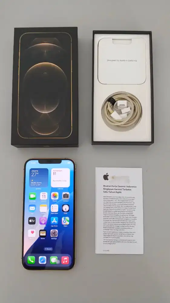 iphone 12 promax 256gb ibox mulus fullset ori