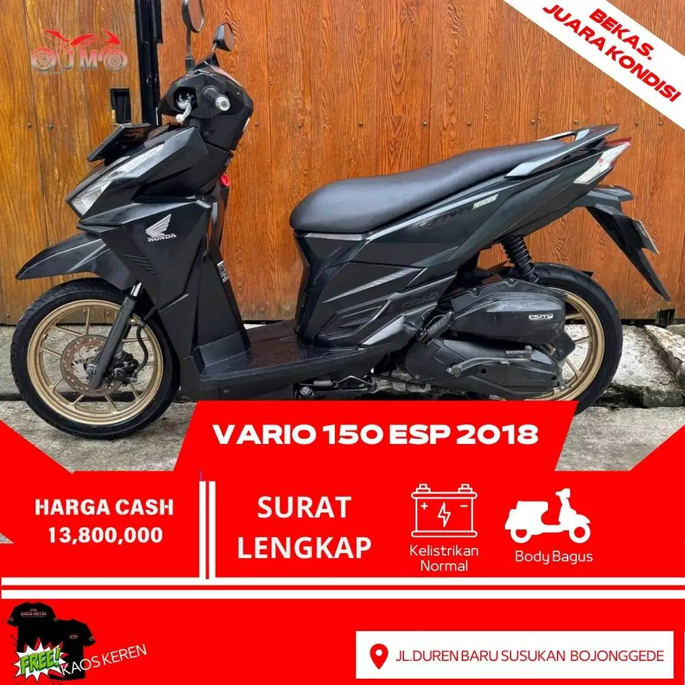 VARIO 150 ESP 2018 SURAT LENGKAP MESIN HALUS SIAP PAKAI TERMURAH