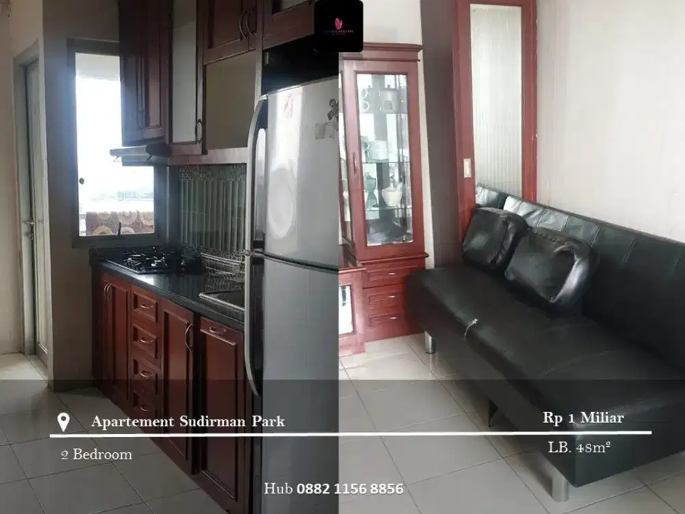Dijual Apartement Sudirman Park Low Floor 2BR Full Furnished