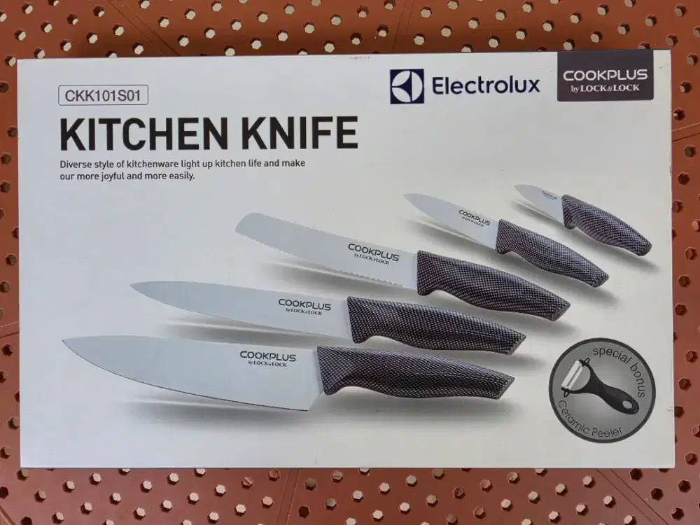 Cookplus Kitchen Knife Set (6pcs) 1 set Pisau alat Potong Promo