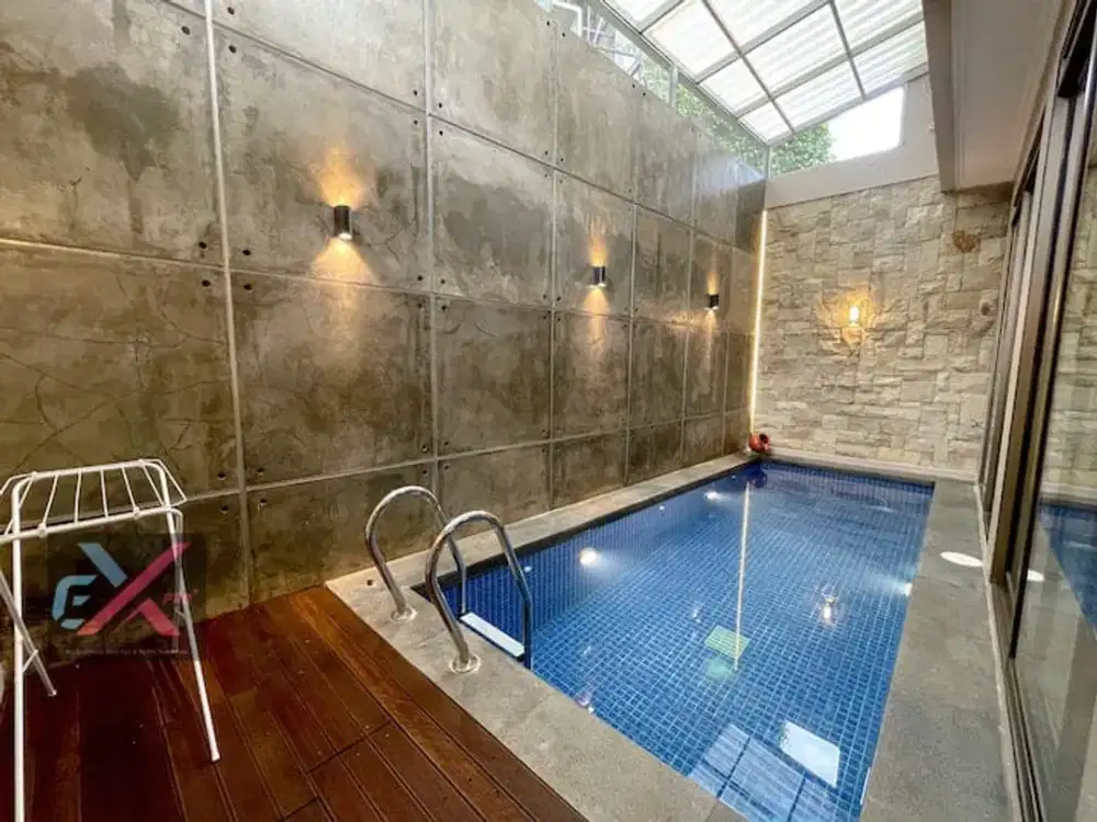 DIJUAL RUMAH BARU MODERN Dengan Kolam Renang Pribadi di Cigadung Dago Bandung