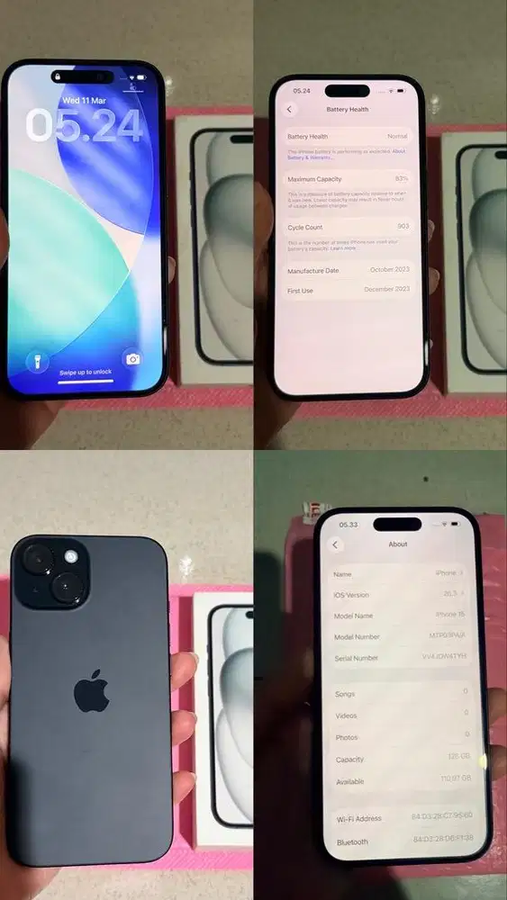 Iphone 15 Basic 128gb Ibox (PA/A)