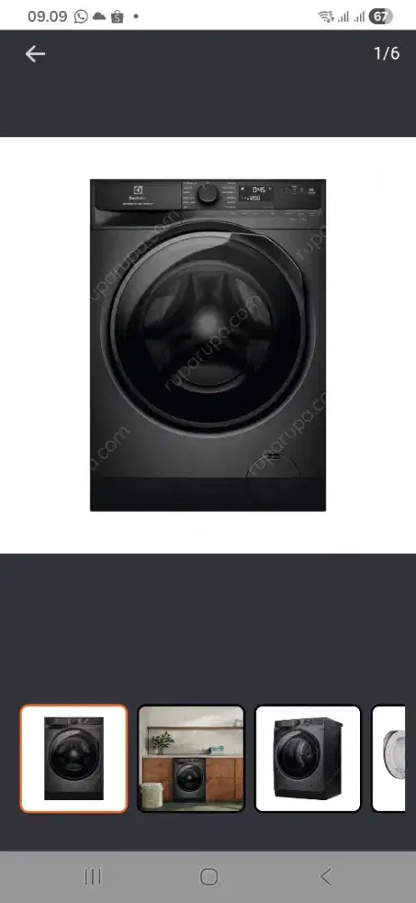 Electrolux 13 kg mesin cuci front loading