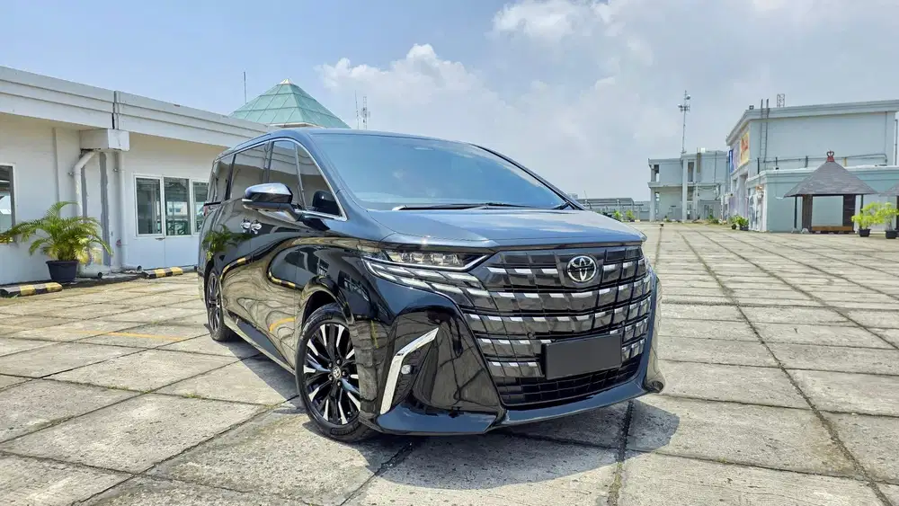 [KM 5.000]TOYOTA ALPHARD 2.5 HEV HYBRID TSS HITAM 2024 NON MODELLISTA