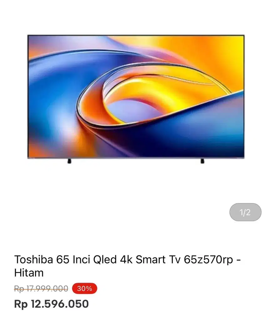 TOSHIBA GOOGLE TV 4K 65inci