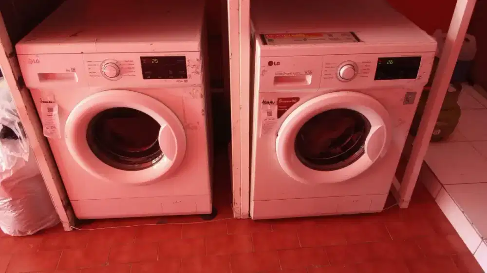 Murah 4 Unit Mesin Cuci LG 8kg Front Load