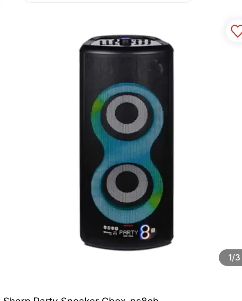 SPEAKER PORTABLE SHARP CBOX- PS8CB