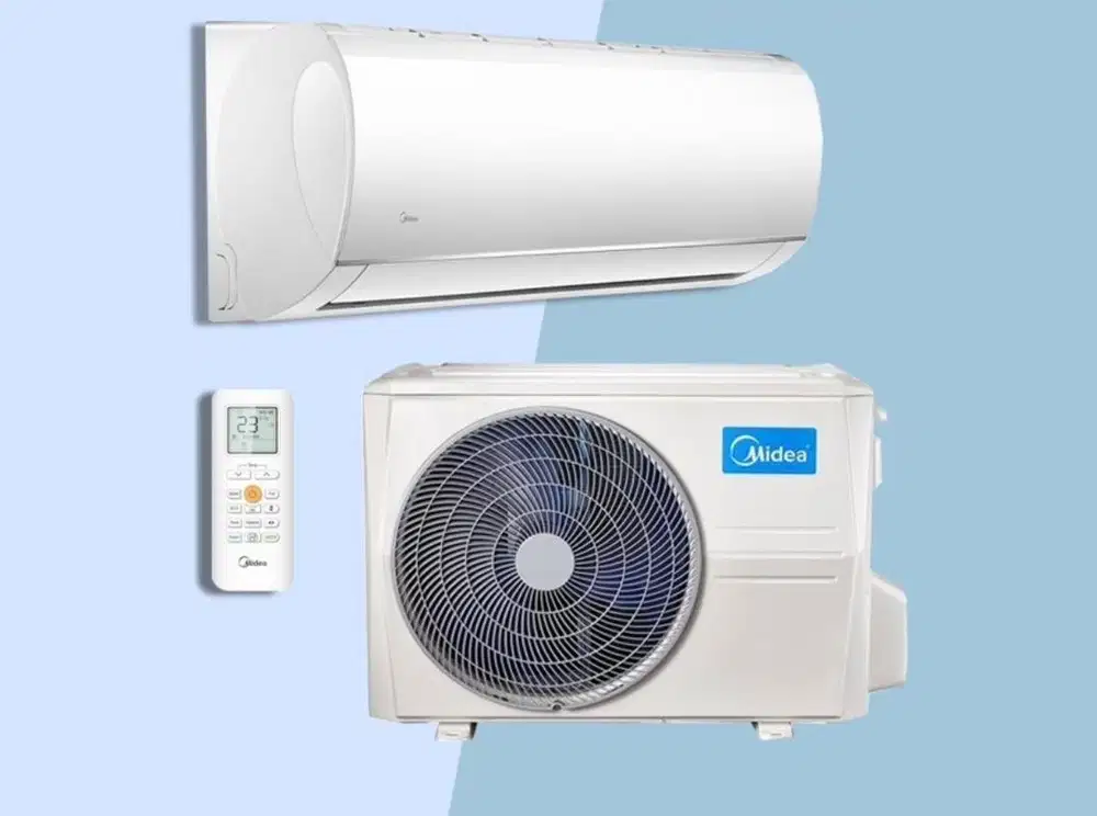 AC Midea 1 PK dan 1/2 PK Sudah Termasuk Pemasangan